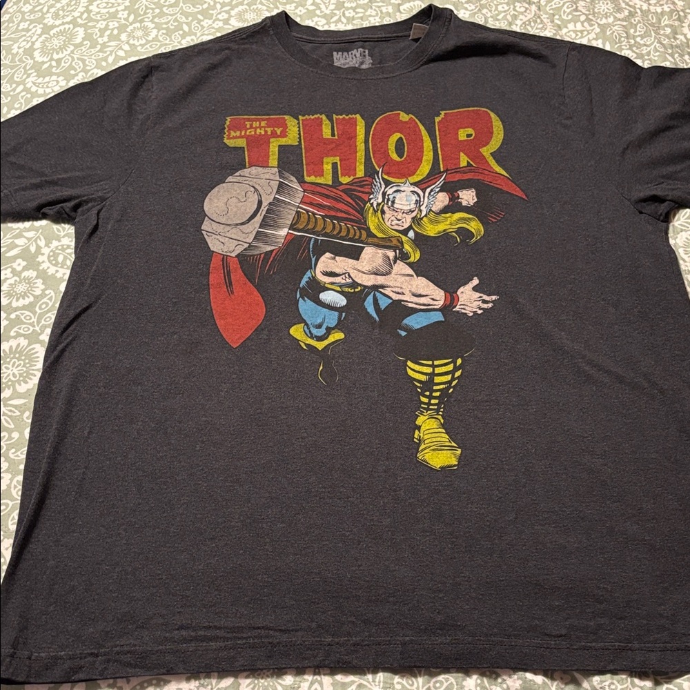 Marvel Thor Graphic Tee - Charcoal